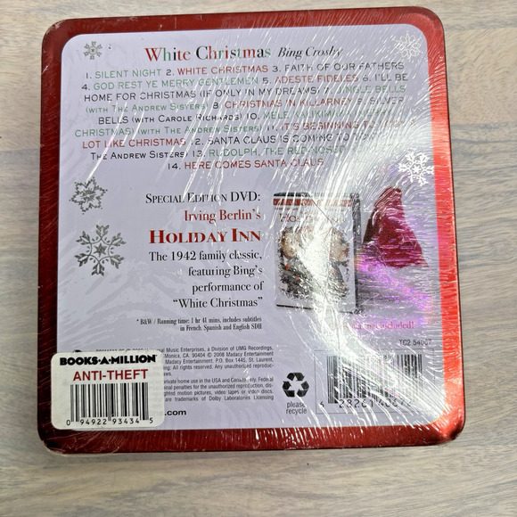 Bing Crosby White Christmas CD Collector's Edition & Holiday Inn DVD Sealed - Picture 2 of 3